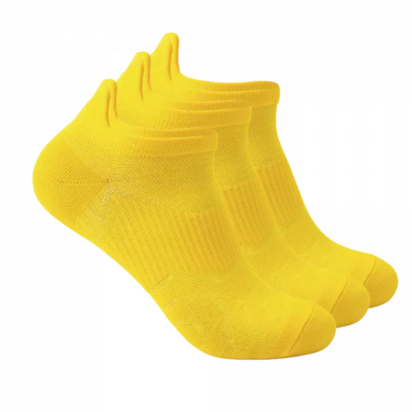 Sneaker Socken gelb 3 paar