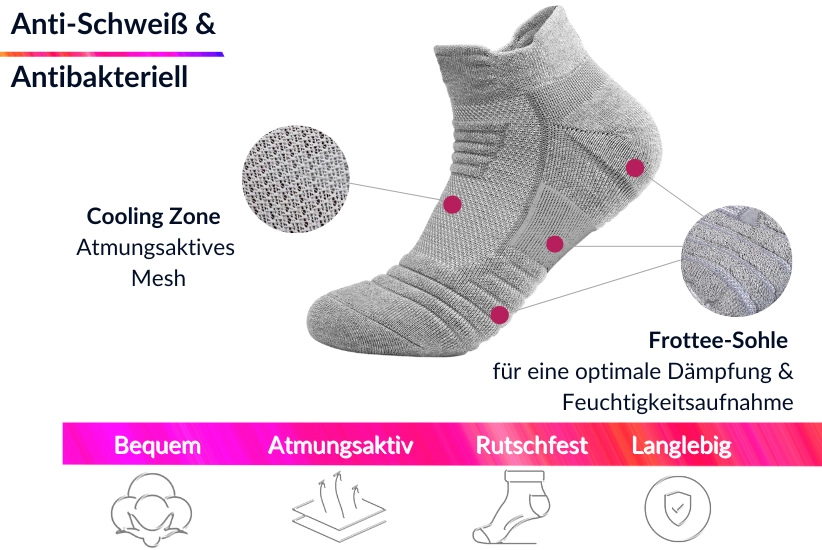 _Terry socks Optimum core detail bild 1