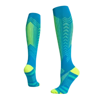 Optimum Glow V1 Kniehohe Kompressions-Laufsocken Unisex