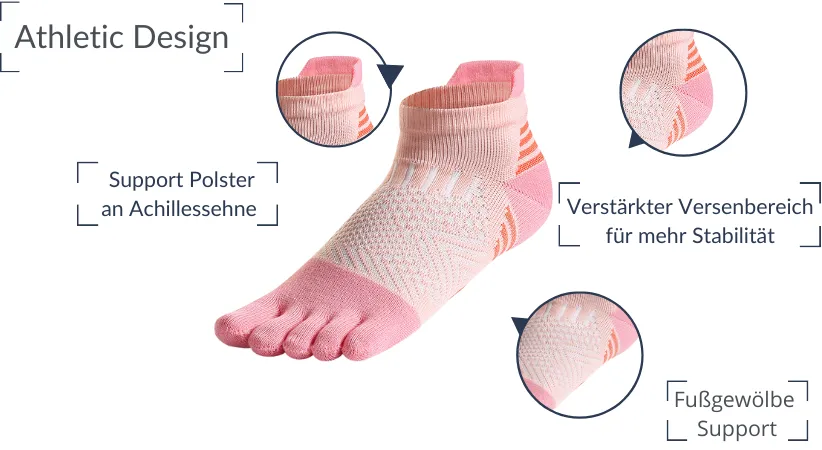 Optimum Core Damen 5 Finger Socken 2023 V4