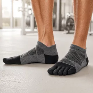Phantom Run Zehensocken Herren - Five-toed Socks Laufsocke helle version gym image