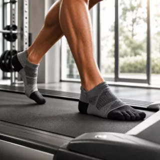 Phantom Run Zehensocken Herren - Five-toed Socks Laufsocke helle version laufband