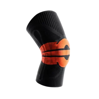 Kniegelenkbandage Optimum Core Ultra schwarz orange