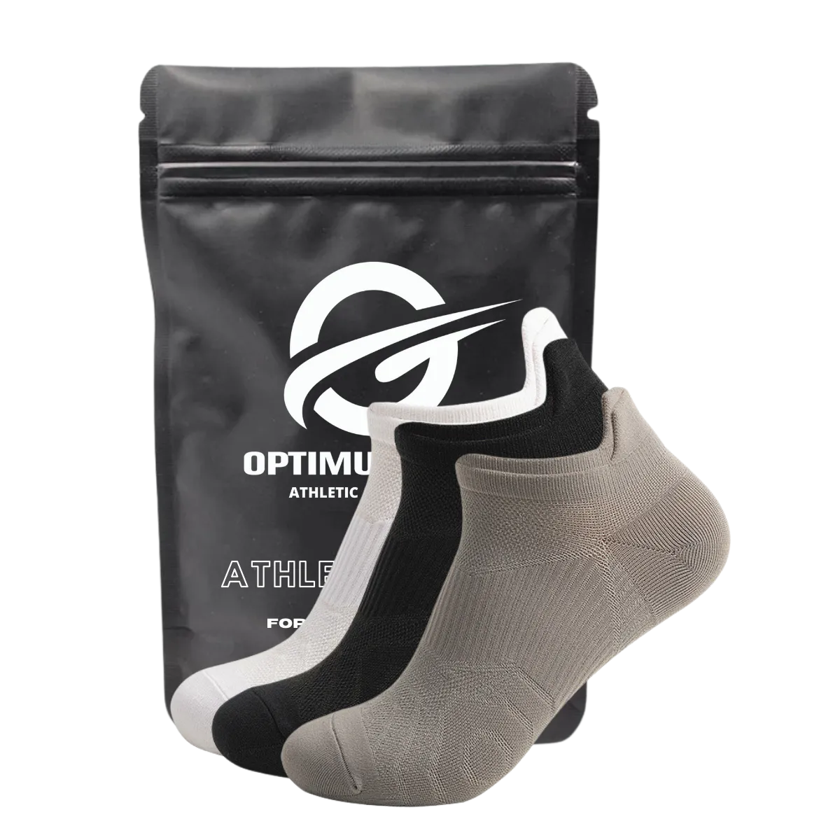 Optimum Core Socken 3er Pack schwarz grau weiß