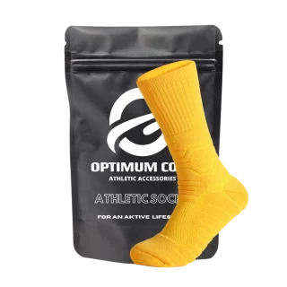 Optimum Weightlifting socks gelb long Tube