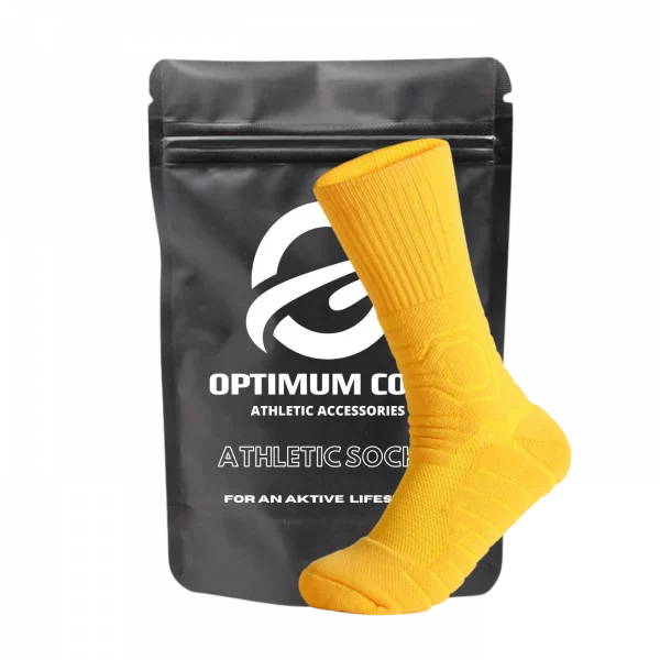 Optimum Weightlifting socks gelb long Tube
