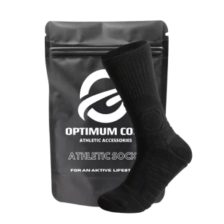Optimum Weightlifting socks schwarz long Tube