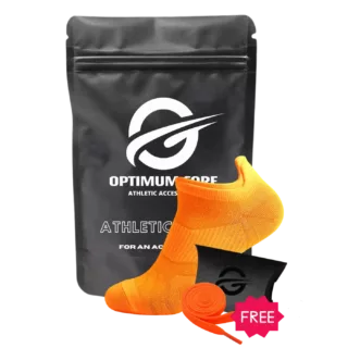 OPTIMUM CORE Athletic Socks – Sportsocken 3er-Pack Orange EU 40-44