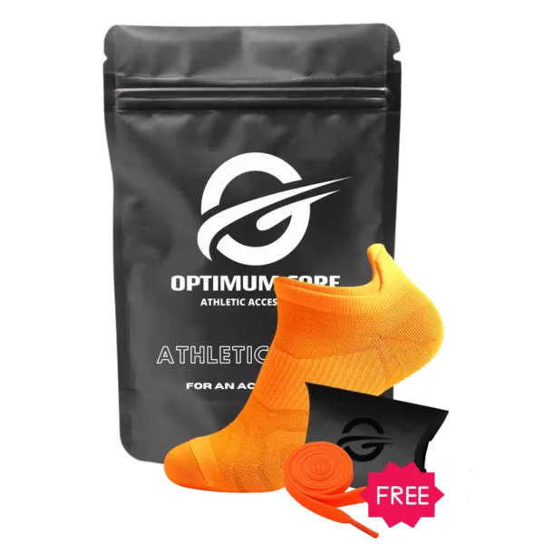 OPTIMUM CORE Athletic Socks – Sportsocken 3er-Pack Orange EU 40-44