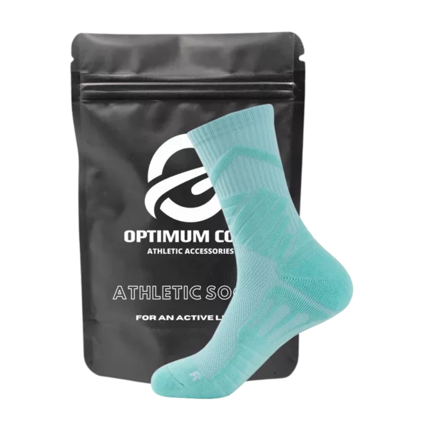 Optimum Core Crew Socks Sportsocken mit Frotteesohle Herren EU 39-45 blau Türkis