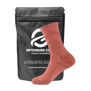 Optimum Core Crew Socks Sportsocken mit Frotteesohle Herren EU 39-45 rost Rot