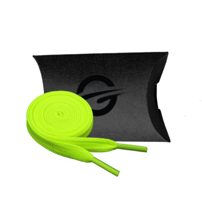 Athletic Optimum Core Premium Sport Double Layer Schnürsenkel flach 100cm Neon Neon Gelb