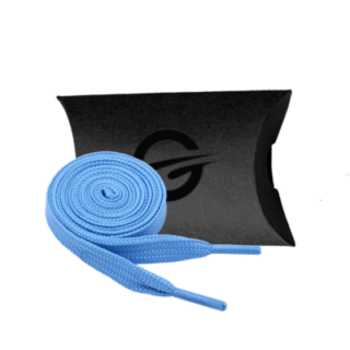 Athletic Optimum Core Premium Sport Double Layer Schnürsenkel flach 100cm Neon blau
