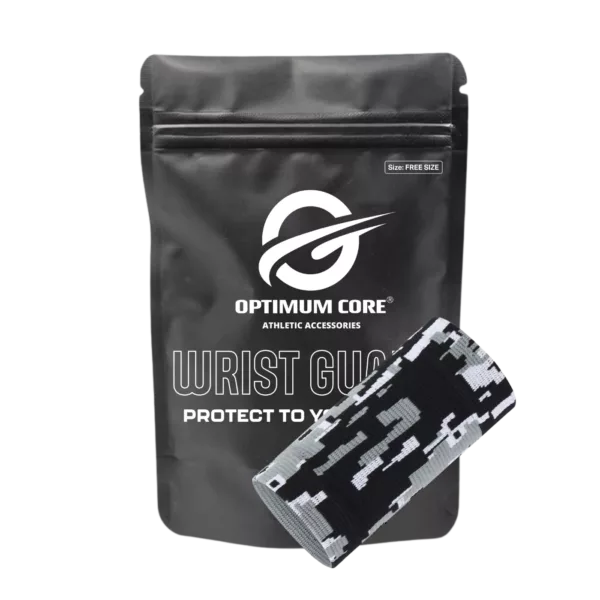 Ultra Sportbandage Handgelenk mit Kompression  weiß schwarz grau extra lang Optimum Core