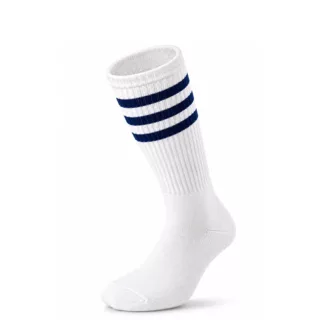 Vintage-3-Stripes-Skatersocks-Kniestruempfe-26-navy blue blau