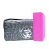 ECO Eva Yoga Block mit Design Leinentasche Farbe Rosa Optimum Core