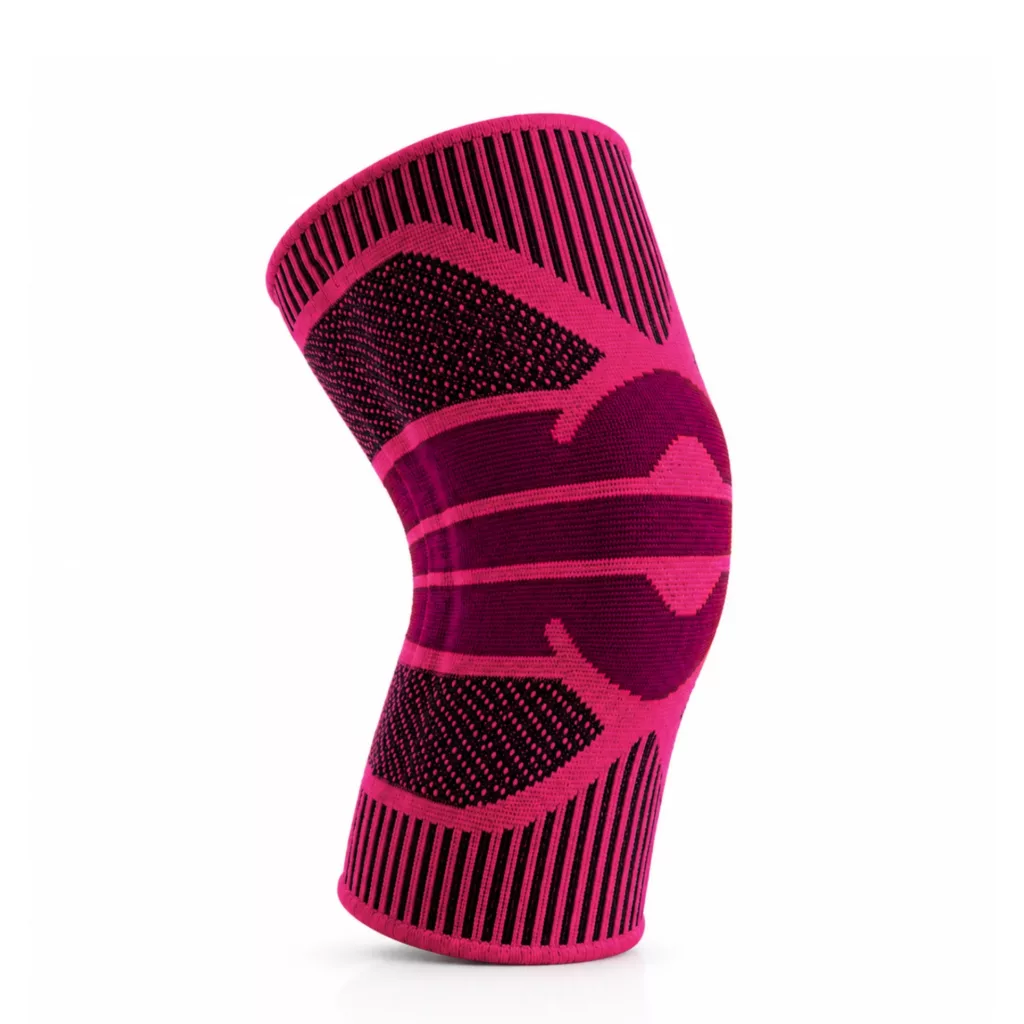 Kniebandage Damen Ultra Violet Berry Violett optimum